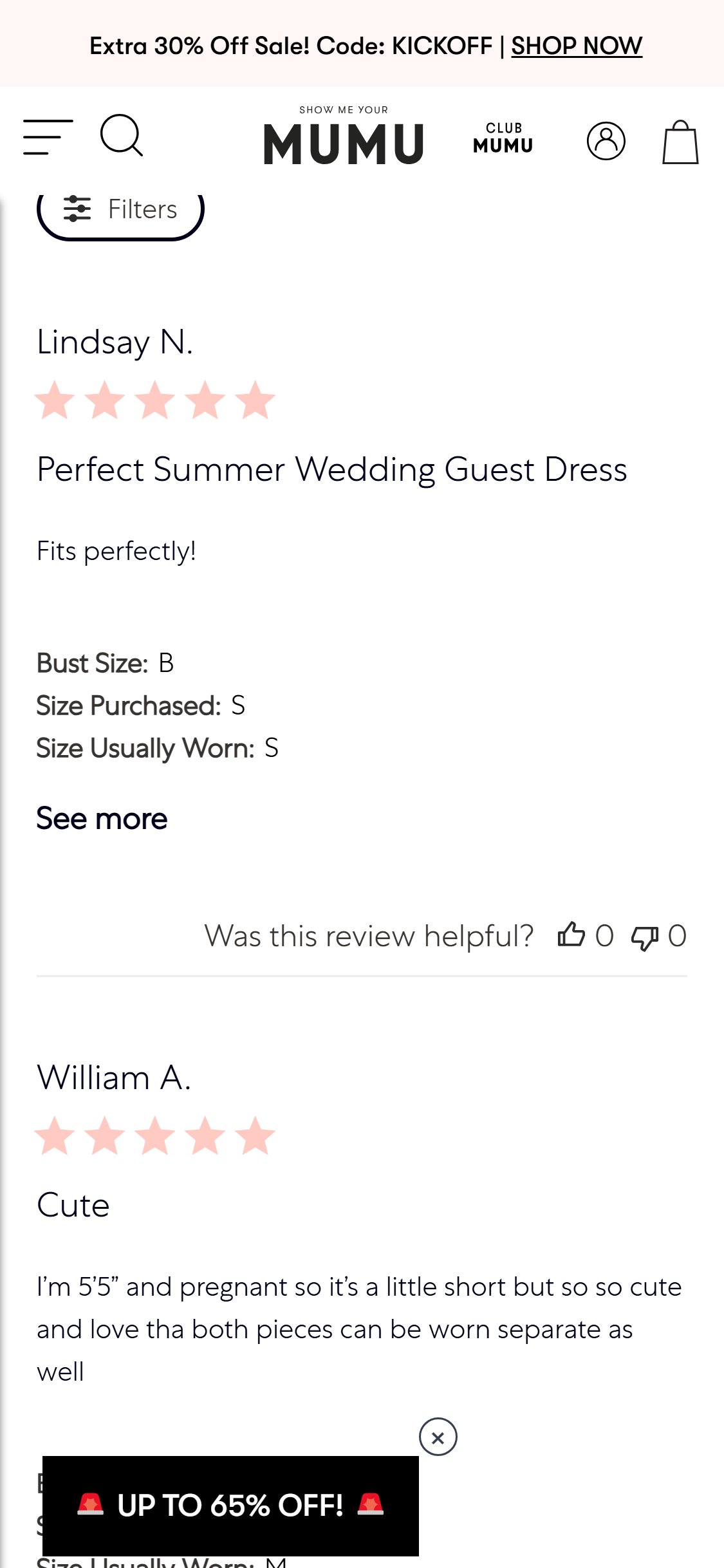 Show Me Your Mumu â€” Text Reviews Only